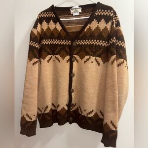Vintage Button Up Cardigan Sweater